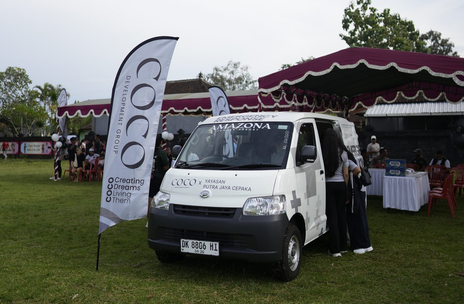 COCO Social Fund Donates Emergency Car to Cepaka