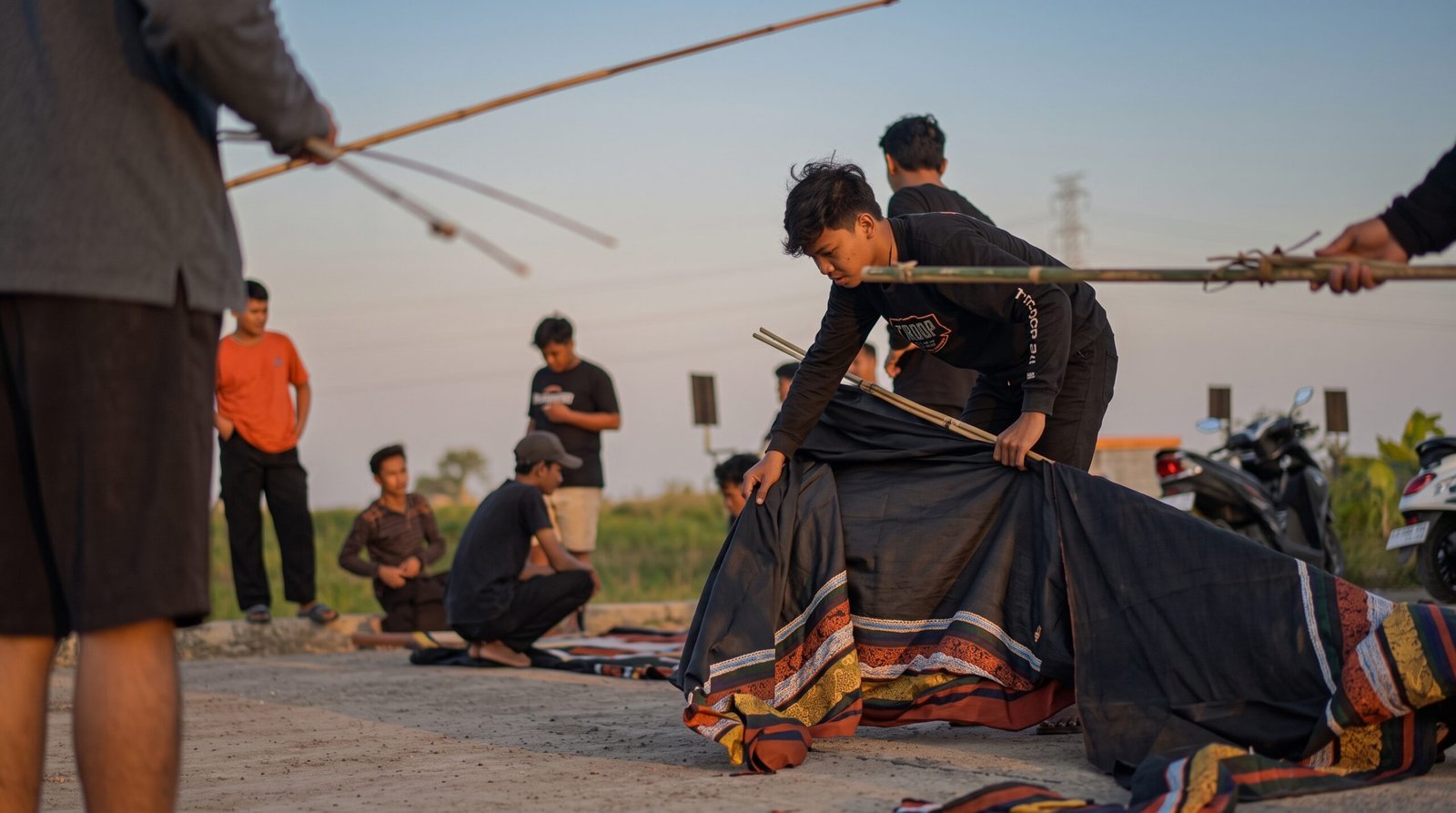 Bali’s Giant Kite Tradition in Cepaka Village